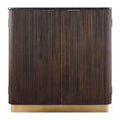 Modern European furniture - Reeded Wood 2-Door Cabinet - www.oroatrade.com