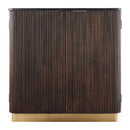 Modern European furniture - Reeded Wood 2-Door Cabinet - www.oroatrade.com