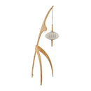Modern European furniture - Rubberwood Tripod Accent Floor Lamp - www.oroatrade.com