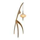 Modern European furniture - Rubberwood Tripod Accent Floor Lamp - www.oroatrade.com
