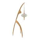 Modern European furniture - Rubberwood Tripod Accent Floor Lamp - www.oroatrade.com