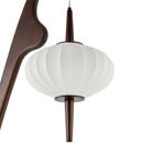Modern European furniture - Rubberwood Tripod Accent Floor Lamp - www.oroatrade.com