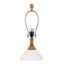 Modern European furniture - Reeded Glazed Ceramic Table Lamp - www.oroatrade.com