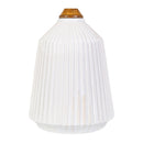 Modern European furniture - Reeded Glazed Ceramic Table Lamp - www.oroatrade.com