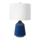 Modern European furniture - Reeded Glazed Ceramic Table Lamp - www.oroatrade.com