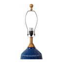 Modern European furniture - Reeded Glazed Ceramic Table Lamp - www.oroatrade.com