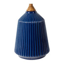Modern European furniture - Reeded Glazed Ceramic Table Lamp - www.oroatrade.com