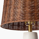 Hospitality furniture - White Conical Base Table Lamp - www.oroatrade.com