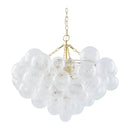 Hospitality furniture - Etched Glass Orbs Chandelier - www.oroatrade.com