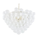 Hospitality furniture - Etched Glass Orbs Chandelier - www.oroatrade.com