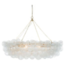 Hospitality furniture - Etched Glass Orbs Chandelier - www.oroatrade.com