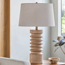 Hospitality furniture - Cream Linen Accent Table Lamp - www.oroatrade.com