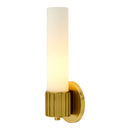Hospitality furniture - Cylindrical White Glass Wall Lamp S - www.oroatrade.com