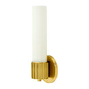 Hospitality furniture - Cylindrical White Glass Wall Lamp S - www.oroatrade.com