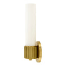 Hospitality furniture - Cylindrical White Glass Wall Lamp S - www.oroatrade.com
