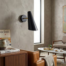 Hospitality furniture - Conical Black Iron Wall Lamp - www.oroatrade.com