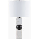 Hospitality furniture - Two-Toned Geometrical Marble Table  Lamp - www.oroatrade.com