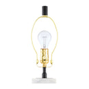 Hospitality furniture - Two-Toned Geometrical Marble Table  Lamp - www.oroatrade.com