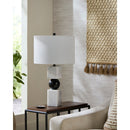 Hospitality furniture - Two-Toned Geometrical Marble Table  Lamp - www.oroatrade.com