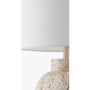 Hospitality furniture - Cream Round Base Table Lamp - www.oroatrade.com