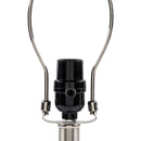 Hospitality furniture - Beige Linen Glass Table Lamp - www.oroatrade.com
