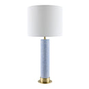 Hospitality furniture - Speckled Blue Cement Table Lamp - www.oroatrade.com