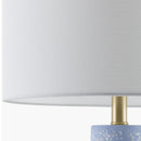 Hospitality furniture - Speckled Blue Cement Table Lamp - www.oroatrade.com