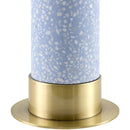 Hospitality furniture - Speckled Blue Cement Table Lamp - www.oroatrade.com