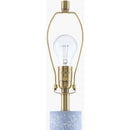 Hospitality furniture - Speckled Blue Cement Table Lamp - www.oroatrade.com