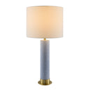 Hospitality furniture - Speckled Blue Cement Table Lamp - www.oroatrade.com