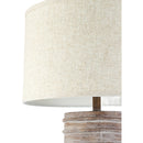 Modern European furniture - Beige Linen Accent Floor Lamp - www.oroatrade.com