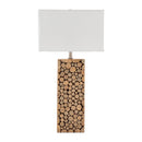Hospitality furniture - Natural Wood Stack Table Lamp - www.oroatrade.com