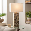 Hospitality furniture - Natural Wood Stack Table Lamp - www.oroatrade.com