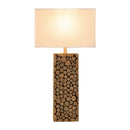 Hospitality furniture - Natural Wood Stack Table Lamp - www.oroatrade.com