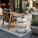 Modern European furniture - Layered Glazed Ceramic Garden Stool - www.oroatrade.com