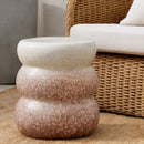 Modern European furniture - Crackle Glazed Ceramic Garden Stool - www.oroatrade.com