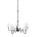 Modern European furniture - Wavy Iron 5-Light Chandelier - www.oroatrade.com