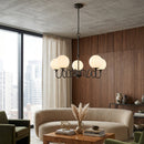 Modern European furniture - Wavy Iron 5-Light Chandelier - www.oroatrade.com