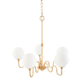 Modern European furniture - Wavy Iron 5-Light Chandelier - www.oroatrade.com