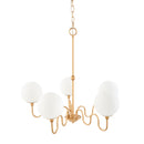 Modern European furniture - Wavy Iron 5-Light Chandelier - www.oroatrade.com