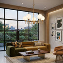 Modern European furniture - Wavy Iron 5-Light Chandelier - www.oroatrade.com
