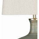 Hospitality furniture - Antique Green Glass Table Lamp - www.oroatrade.com