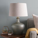 Hospitality furniture - Antique Green Glass Table Lamp - www.oroatrade.com