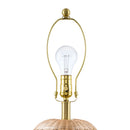 Hospitality furniture - Hand-painted Rattan Linen Table Lamp - www.oroatrade.com
