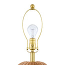 Hospitality furniture - Hand-painted Rattan Linen Table Lamp - www.oroatrade.com