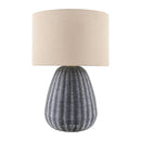 Hospitality furniture - Hand-painted Rattan Linen Table Lamp - www.oroatrade.com