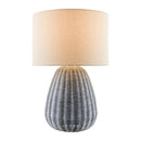 Hospitality furniture - Hand-painted Rattan Linen Table Lamp - www.oroatrade.com