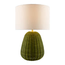 Hospitality furniture - Hand-painted Rattan Linen Table Lamp - www.oroatrade.com