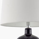 Hospitality furniture - Dark Blue Glass Table Lamp - www.oroatrade.com