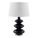 Hospitality furniture - Dark Blue Glass Table Lamp - www.oroatrade.com